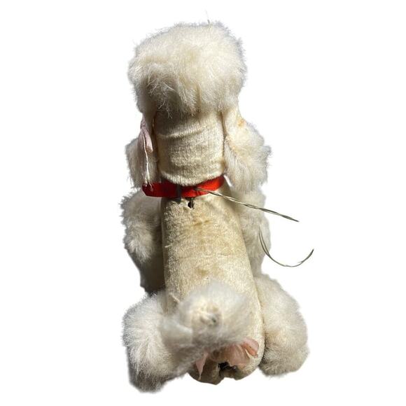 Vintage Made in Japan White Poodle Remote Battery Operated Toy - Picture 4 of 10